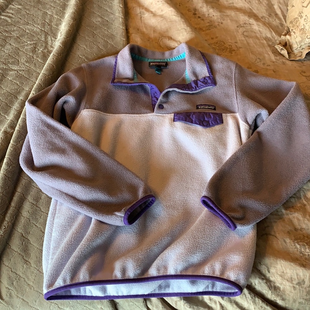 Patagonia Purple Synchilla Snap-T